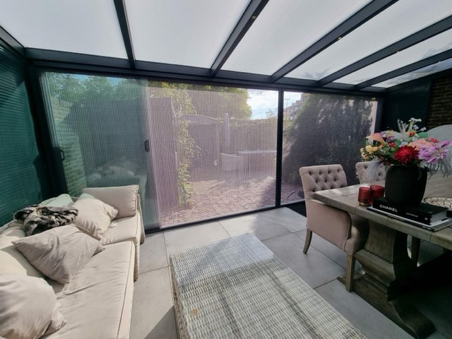 Veranda plissé